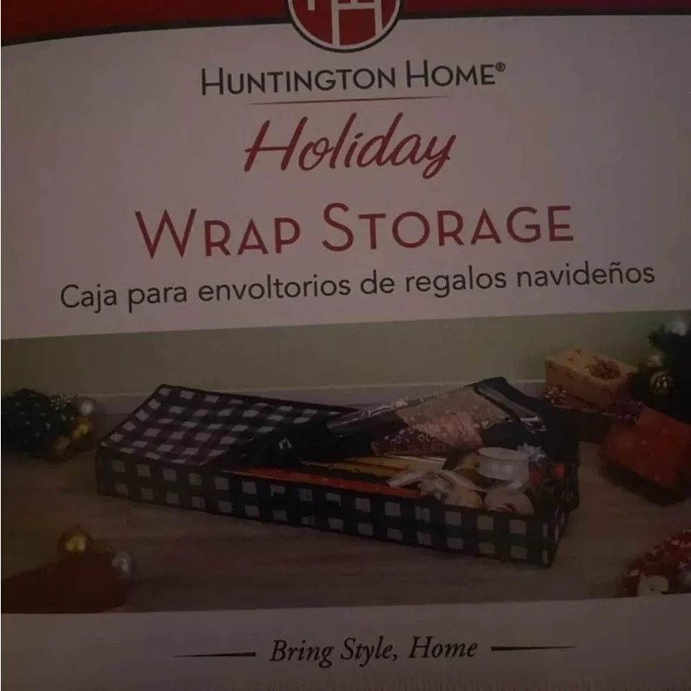 Buffalo check Home Ornament or Gift Wrap Storage
